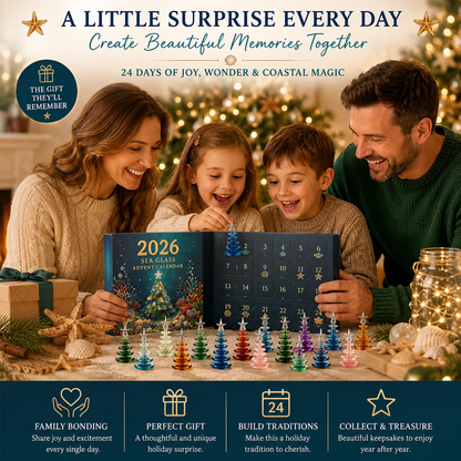 2026 Sea Glass Christmas Tree Advent Calendar