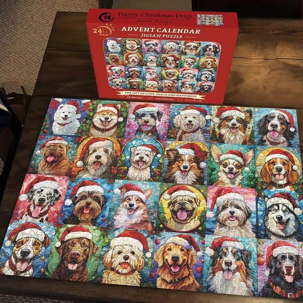 🎅🧩Christmas Advent Calendar Jigsaw Puzzle 1000pcs🧩🎅