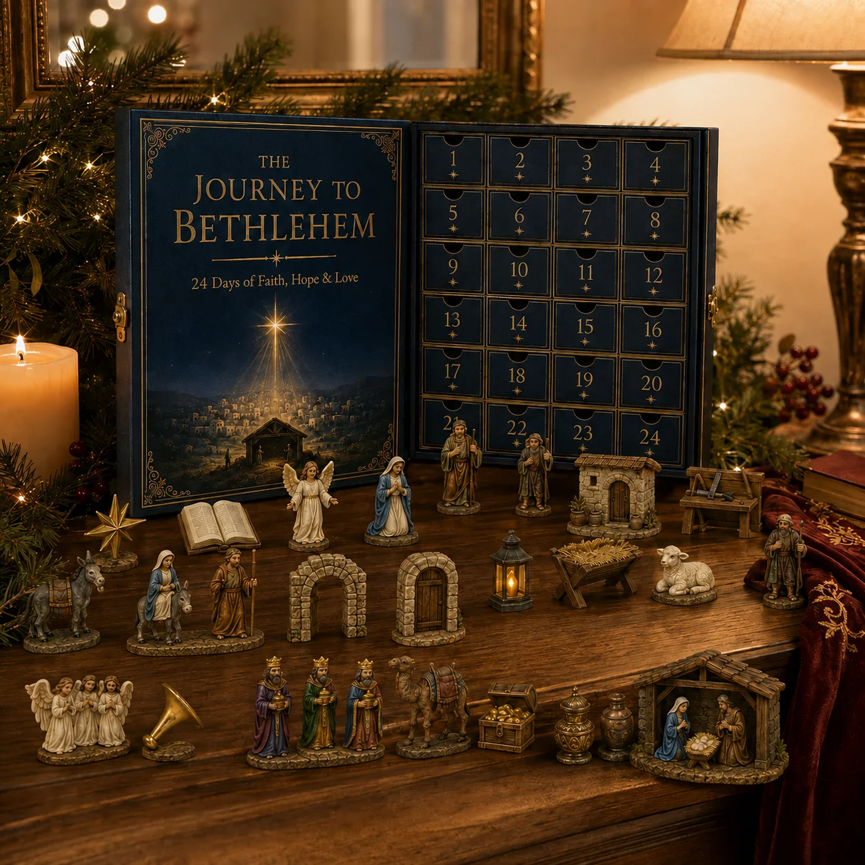 🎉🇺🇸 Limited Edition! 🔥 Only 250 Available! 🌟The Journey to Bethlehem Advent Calendar 2026
