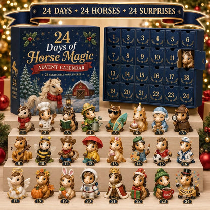 ⏰Limited Stock 50% OFF - 🎄 🐴2026 Horse Advent Calendar | 24 Days of Horse Magic🎁