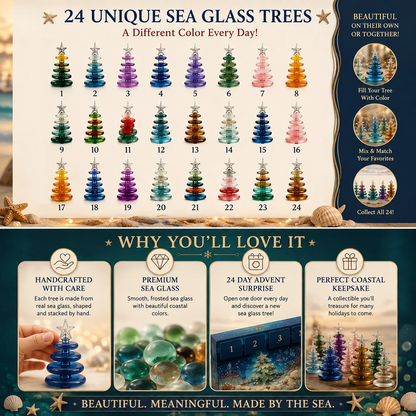 2026 Sea Glass Christmas Tree Advent Calendar