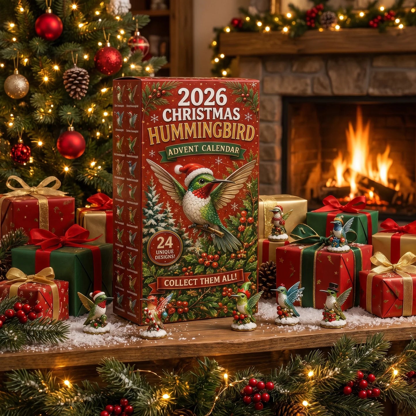 🐦2026 Christmas Hummingbird Advent Calendar – Every Day Brings New Surprises 🎄✨