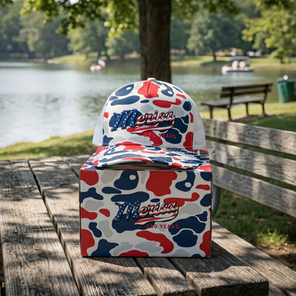 🇺🇸 ’Merica 250 Years Embroidered Mesh Back Trucker Hat