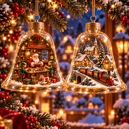 🎁2026 Christmas Wonderland Bell Ornaments.