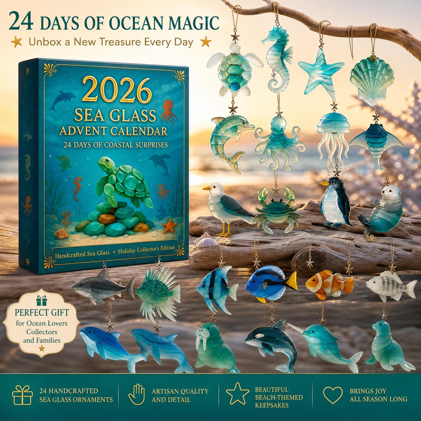 🌊2026 Advent Calendar · Ocean Treasures