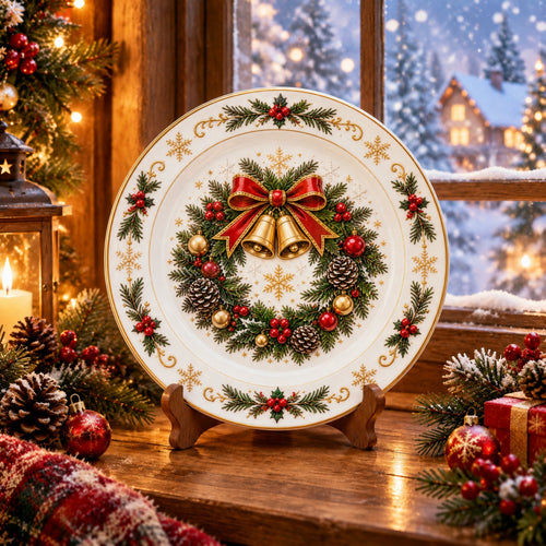 Christmas Dinner Plate Collection – 6 Festive Holiday Designs