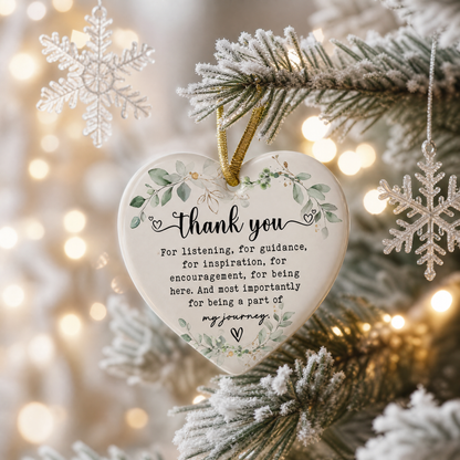 Heart-Shaped Christmas Ornament – A Meaningful Keepsake From the Heart