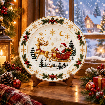 Christmas Dinner Plate Collection – 6 Festive Holiday Designs