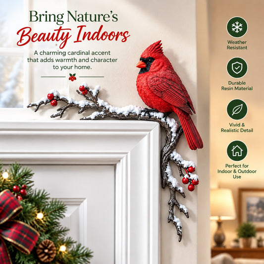 ✨Cardinal Winter Door Topper