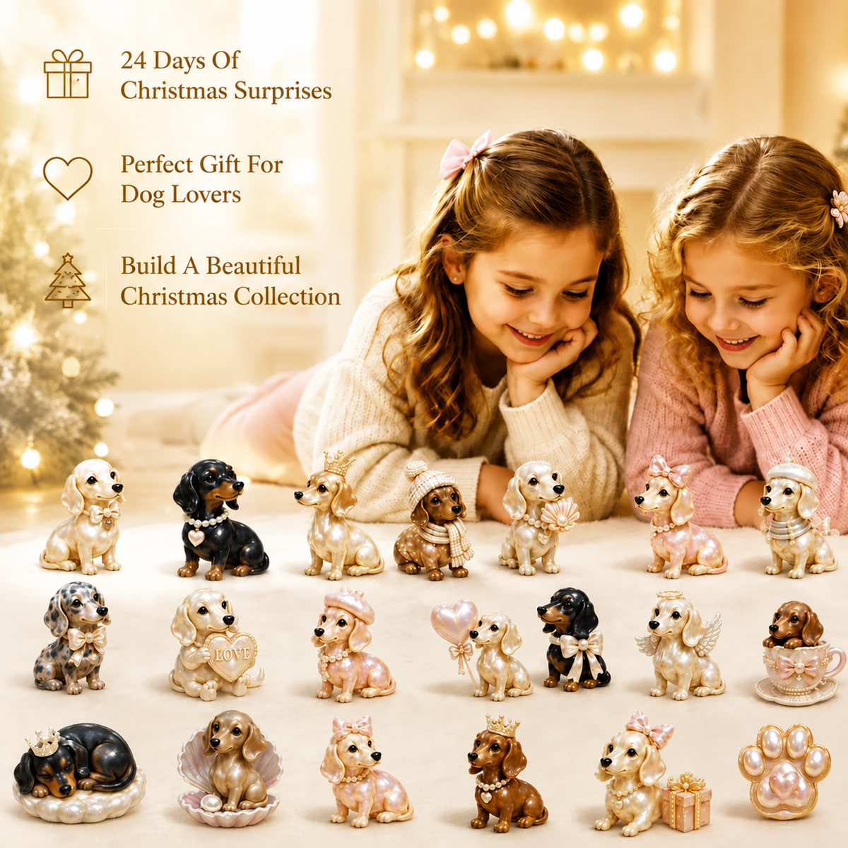 Dachshund advent calendar Christmas lifestyle