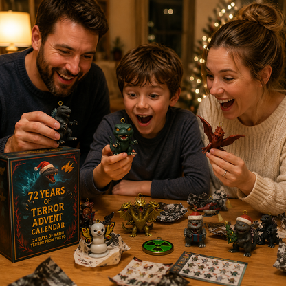 🦖Godzilla Kaiju Advent Calendar, 24‑Day Christmas Countdown Calendar