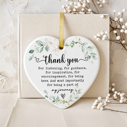Heart-Shaped Christmas Ornament – A Meaningful Keepsake From the Heart