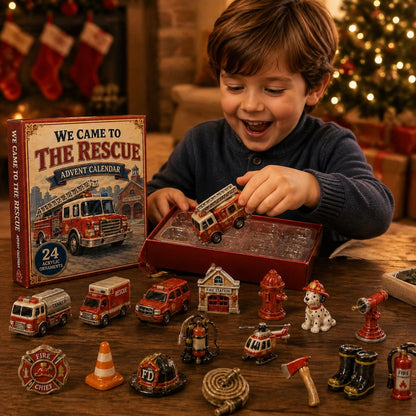 Rescue Team Advent Calendar 2026 - 24-Day Festive Countdown, Acrylic Charms Blind Box