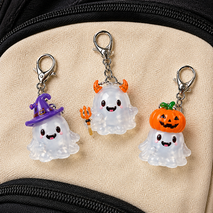 👻31‑Day Halloween Ghost Keychain Advent Calendar | 31 Collectible Ghost Charm Set