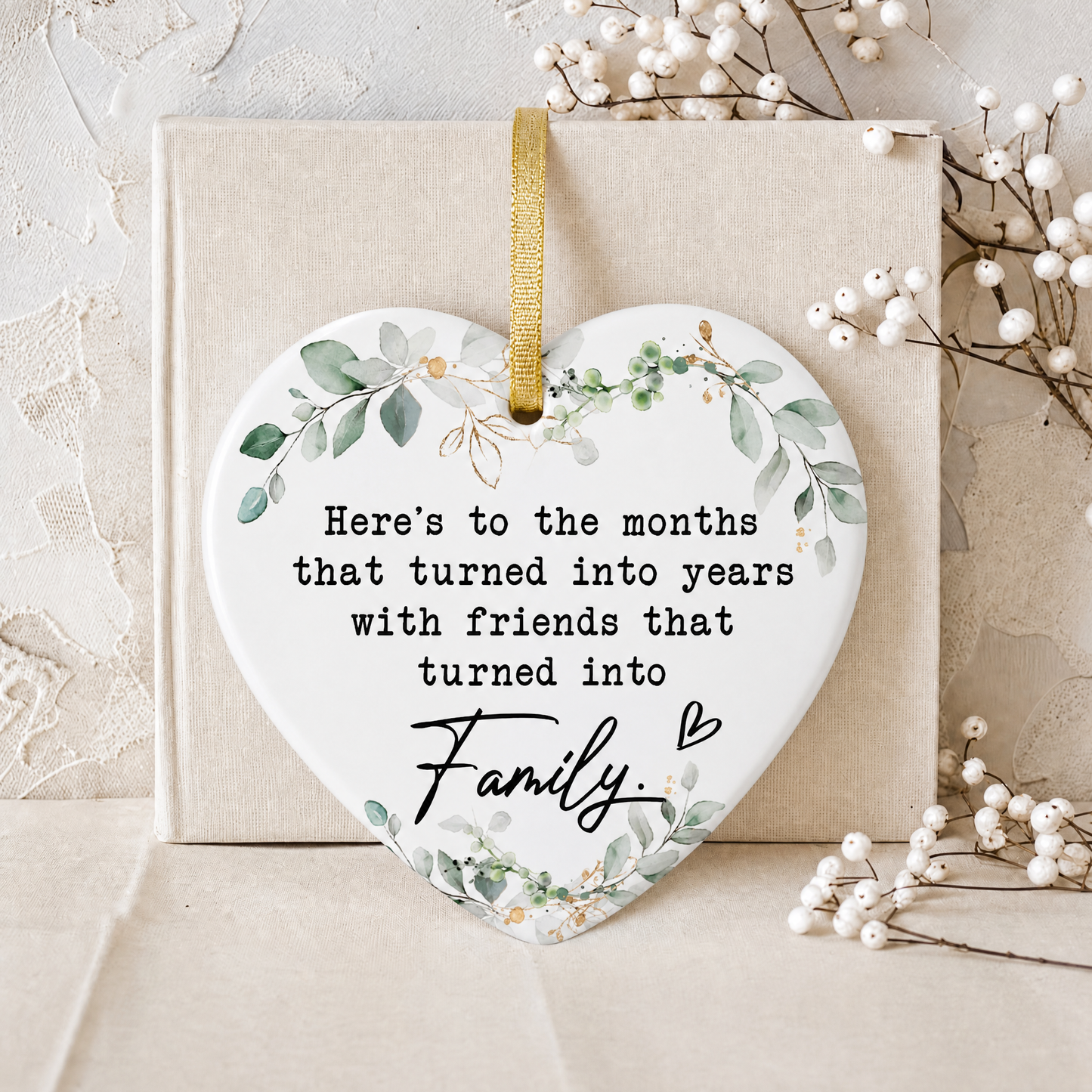 Heart-Shaped Christmas Ornament – A Meaningful Keepsake From the Heart
