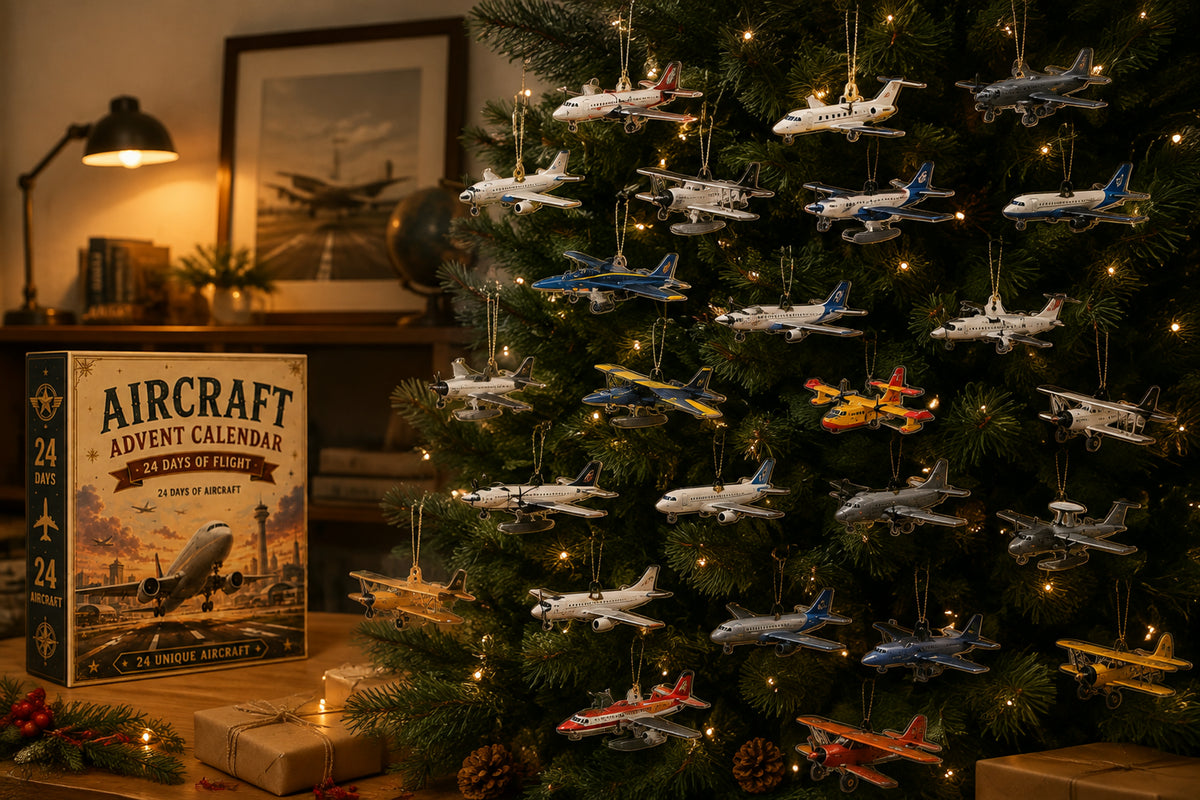 ⏳ Last Day 50% OFF – ✈️ Aircraft Advent Calendar 2026 | 24 Days of Flight with 24 Unique Miniature Airplanes, Jets & Aviation Collectibles 🎄🎁