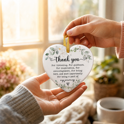 Heart-Shaped Christmas Ornament – A Meaningful Keepsake From the Heart