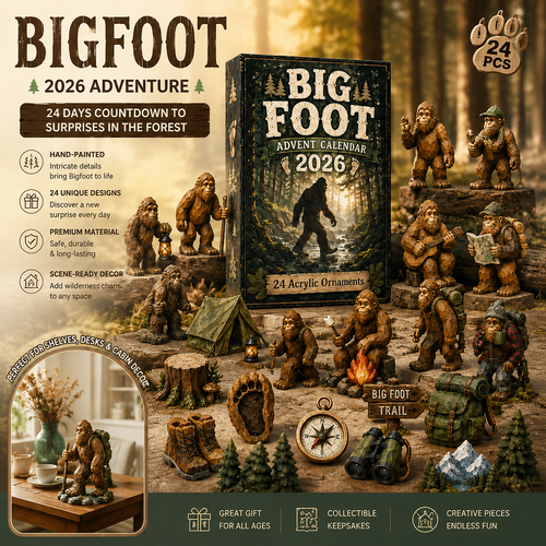 Camping Big Foot Advent Calendar 2026 - 24-Day Festive Countdown