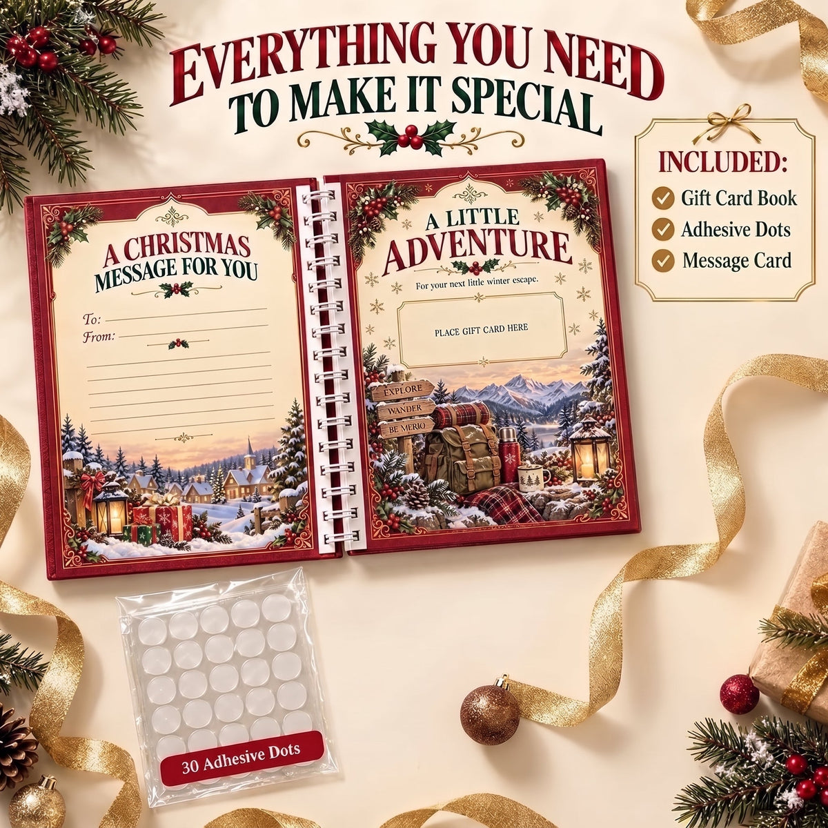 🎁 Christmas Gift Card Book