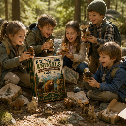 National Park Adorable Animals Advent Calendar 2026 - 24-Day Festive Countdown