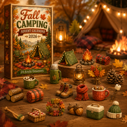 Fall Camping Advent Calendar 2026 - 24-Day Festive Countdown