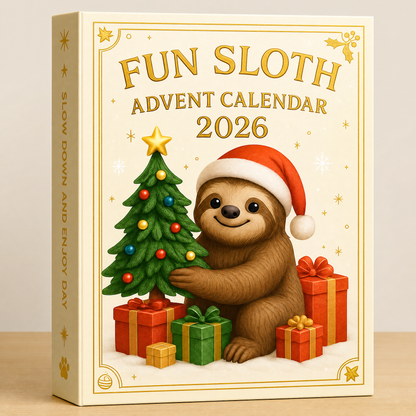 🦥Fun Sloth Advent Calendar 2026