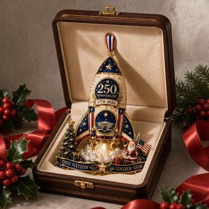 USA 250th Anniversary Christmas Ornament