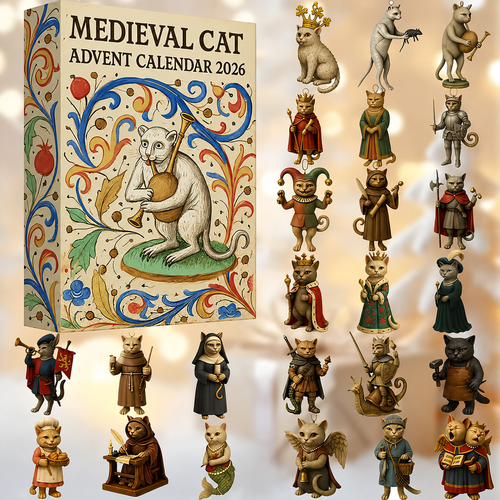 🔥Limited Edition, Only 100 Sets Left! - ✨Medieval Cat Advent Calendar 2026