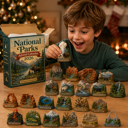 National Parks Advent Calendar 2026 - 24-Day Festive Countdown