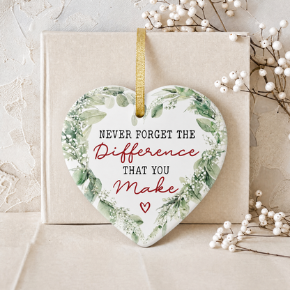 Heart-Shaped Christmas Ornament – A Meaningful Keepsake From the Heart