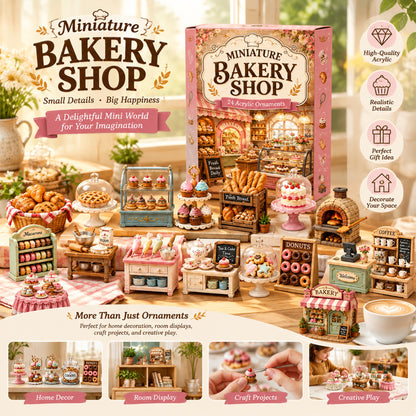 Miniature Bakery Shop Advent Calendar 2026 - 24-Day Festive Countdown