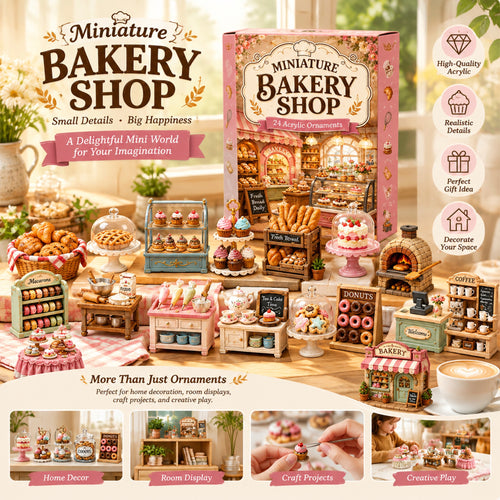 Miniature Bakery Shop Advent Calendar 2026 - 24-Day Festive Countdown