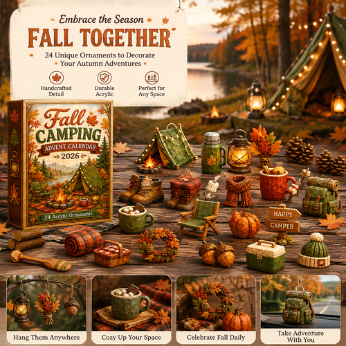 Fall Camping Advent Calendar 2026 - 24-Day Festive Countdown