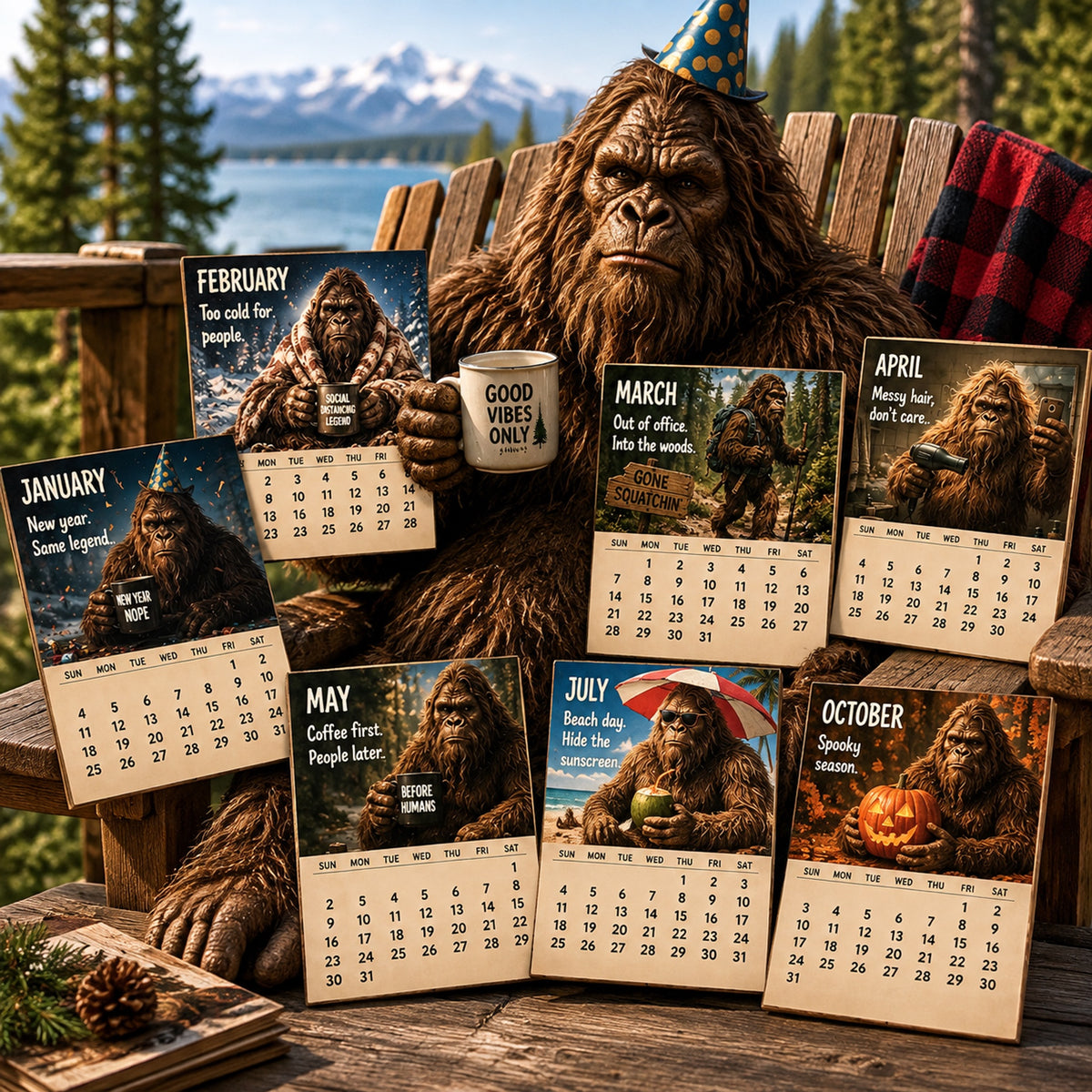🦶2027  Daily Life Calendar