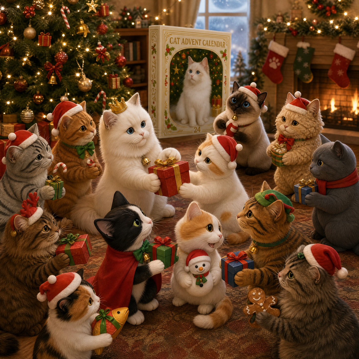 🌲Christmas Gift--Purrfect Christmas – Cat Lovers Advent Calendar 2026