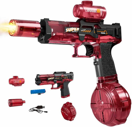 Ultimate Battle Powerful Electric Water Gun, Automatic Squirt Gun with Glowing Muzzle