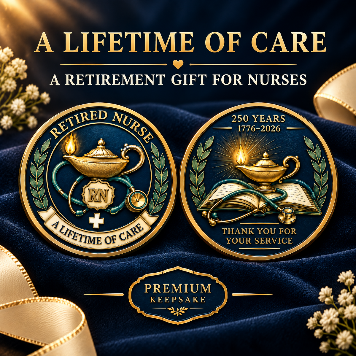 Healthcare Retirement Challenge Coin Collection