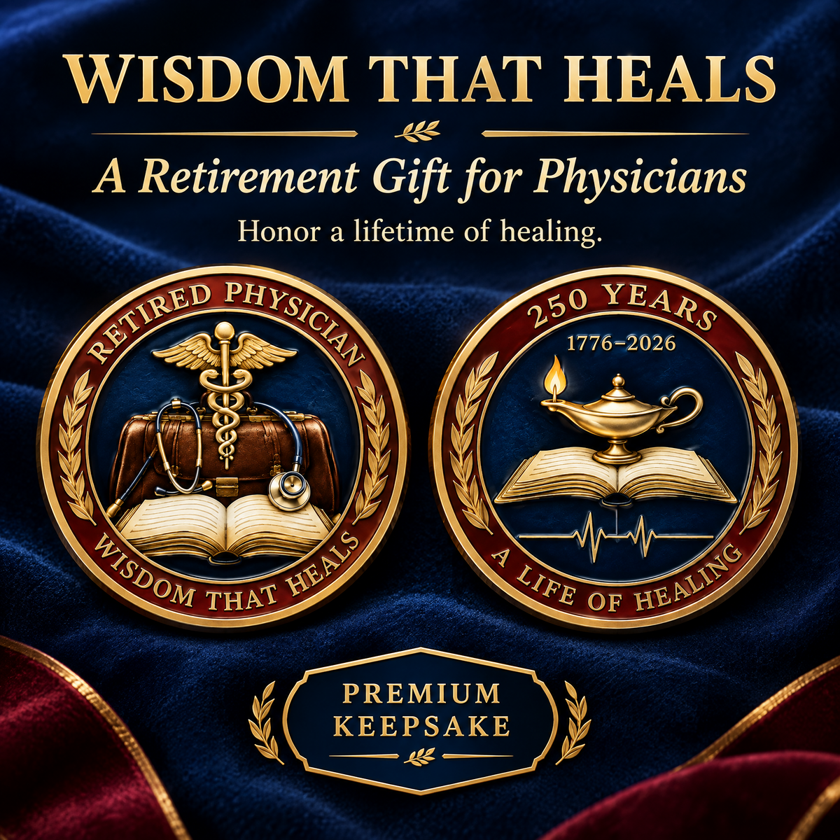 Healthcare Retirement Challenge Coin Collection