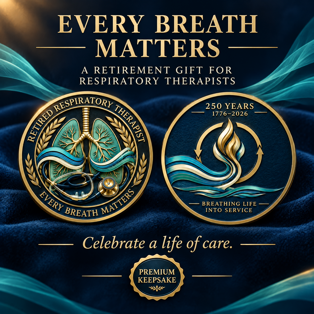 Healthcare Retirement Challenge Coin Collection