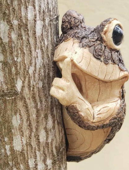 🐸Peeping Frog Yard Decoration